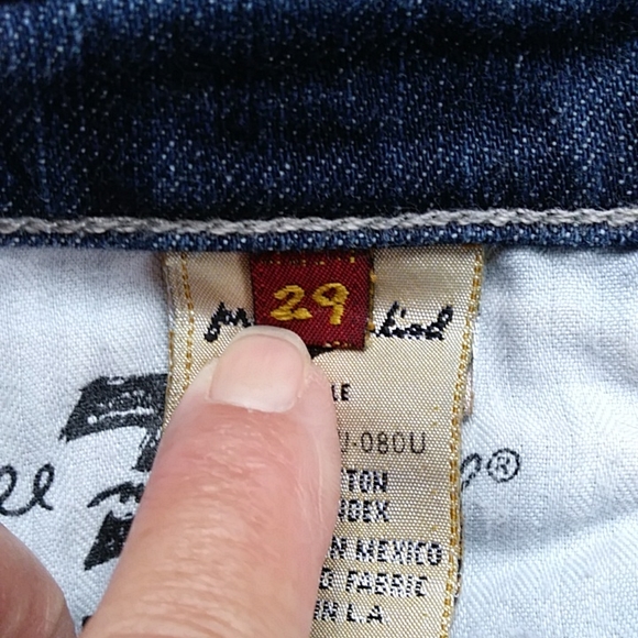 7FAM Bootcut Y2K Jeans 7 For All Mankind Jeans Size 29 Blue - Picture 6 of 16